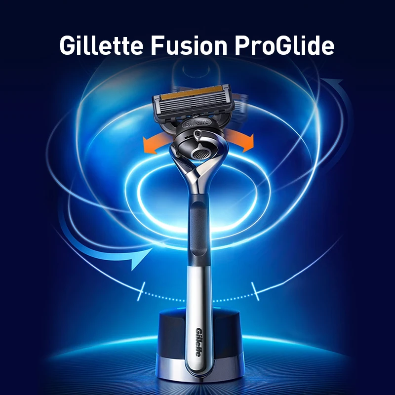gillette-manual-razor-with-magnetic-stand-fusion-proglide-skin-guard-fast-smooth-shaving-safety-shaver-for-face-beard-grooming