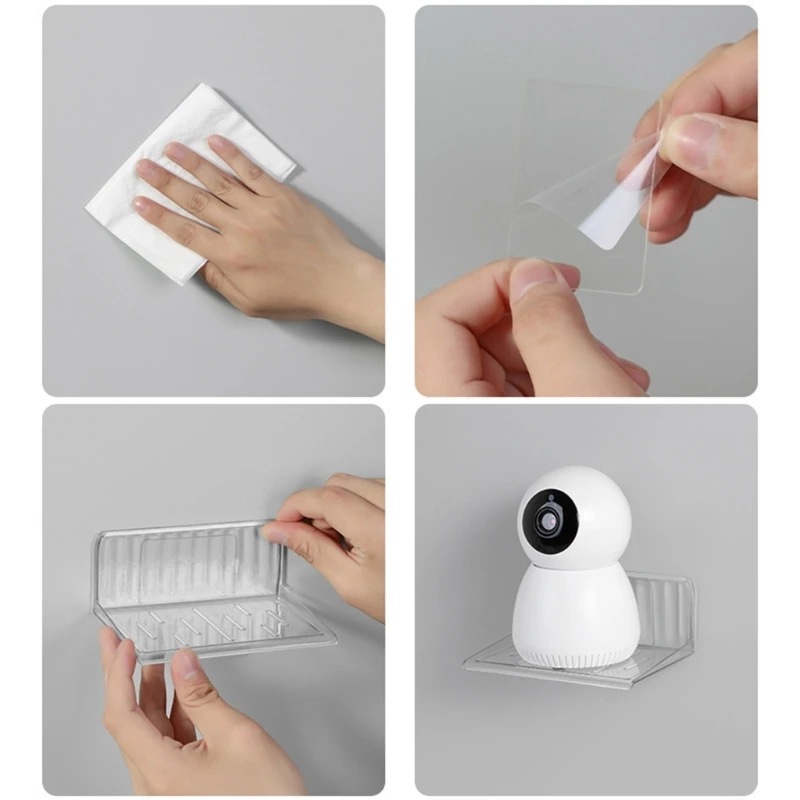 Wireless Wifi Router Home Storage Box Panel Stb No montaggio a parete Set-Top Box Hanging Storage staffa per ripiano