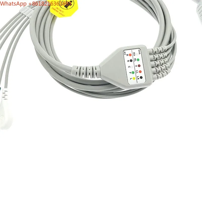 Limited Offer for M7000 M8000 M9000 M9500 Monitor 12 Pin 3/5 Cardiac Lead Cable