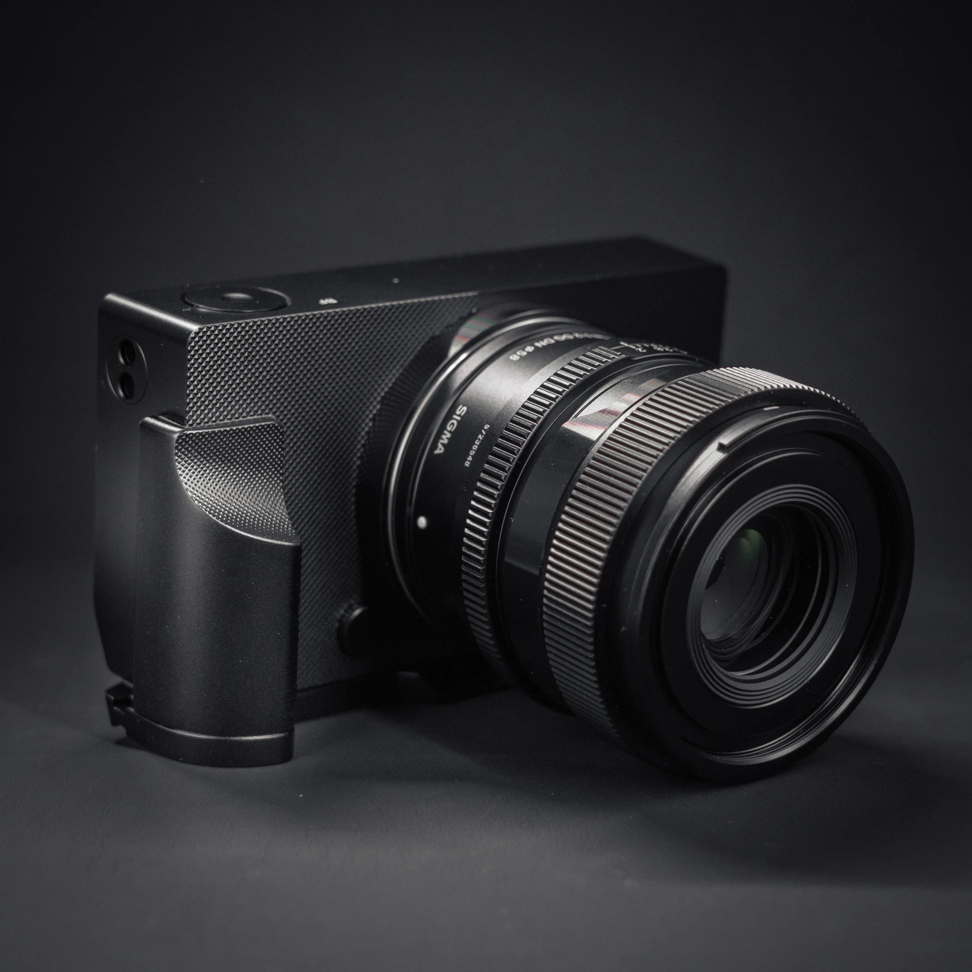 YUWOOD Solid Wood L Grip Aluminum Alloy handle+base Camera Handle for Sigma BF