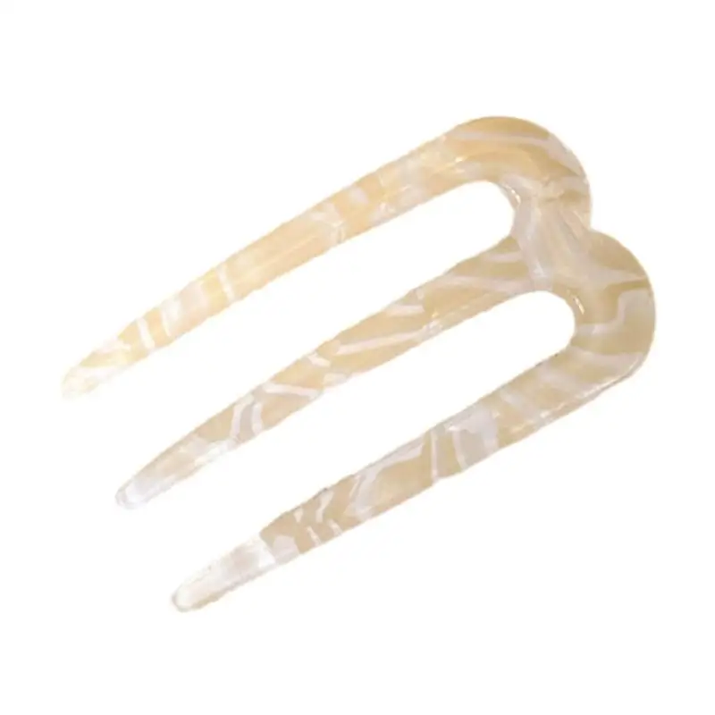 

652F Элегантный аксессуар для волос Роскошное украшение Традиционная вилка для волос Простая нежная шпилька Модная палочка для