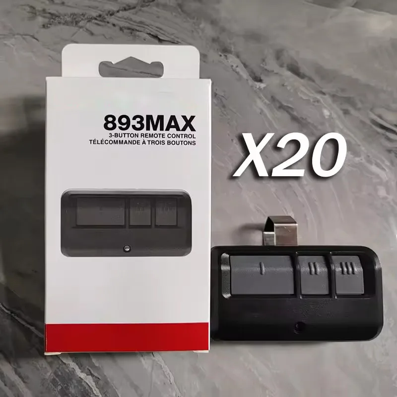 

1-20 шт. 893MAX 890MAX 895MAX 891LM 893LM 371LM 971LM 953EV 956EV Пульт дистанционного управления гаражными воротами 315 МГц 390 МГц