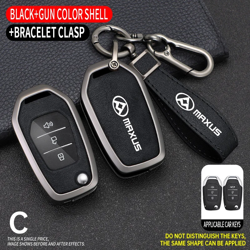 Zink-legierung Auto Schlüssel Fall Abdeckung für SAIC MAXUS T60 Schlüsselbund Fernbedienung Auto Schutz Schutz Shell Fob Halter Zubehör Auto-styling