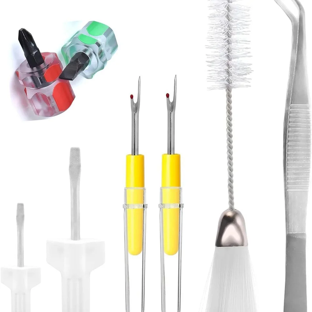 Sewing Machine Essential Tool Set for Disassembly Cleaning and Thread Handling Compatible with Most Electric and Treadle Models