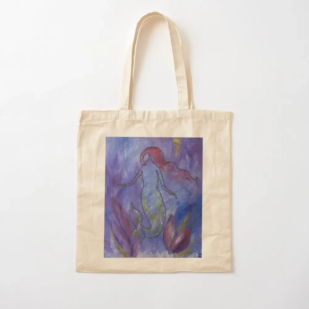 Abstract Mermaid Tote Bag canvas bags bags woman 2025 custom bags Tote Bag