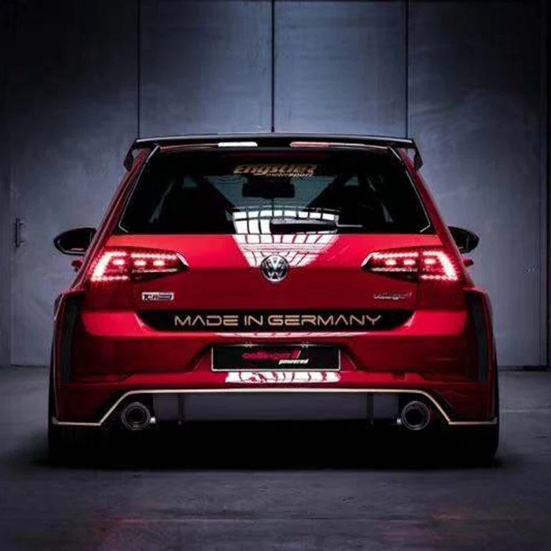 For Volkswagen GOLF MK7 MK7.5 Spoiler 2014-2018 GOLF 7 GOIF 7.5 Racing GT style Spoiler