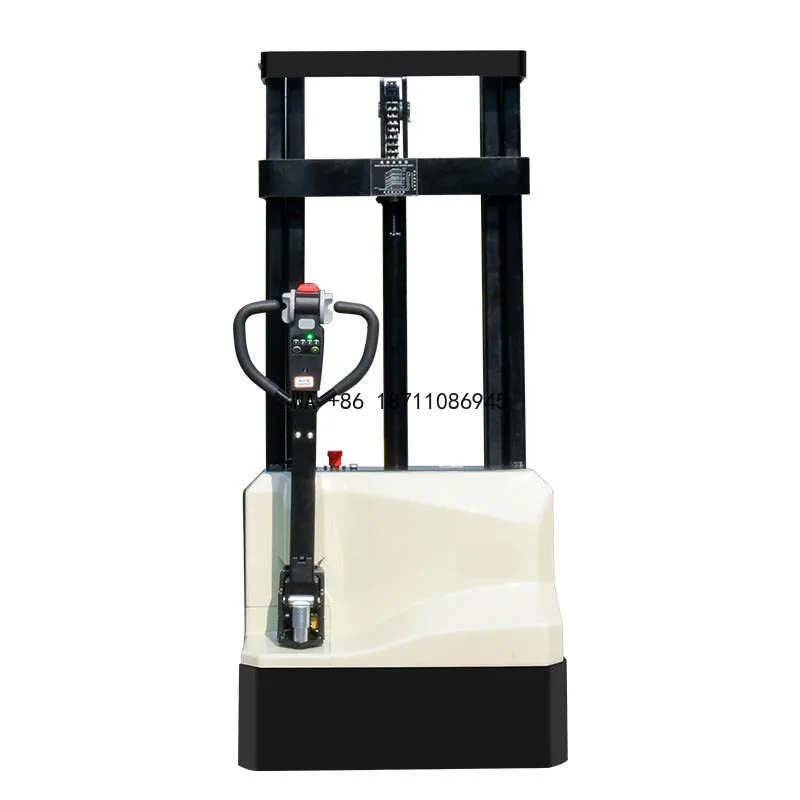 Lifting Semi Electric Stackers Pallet Stacker Walking Electric Stacking Truck Forklift