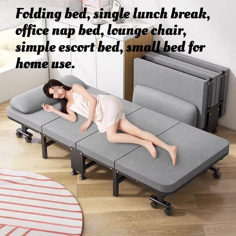 Colchón Individual Plegable para Adultos, Sofá Cama para Camping, Oficina, Salón, Silla Murphy, Sofá Plegable Portátil para Invitados, Cama Individual/Doble