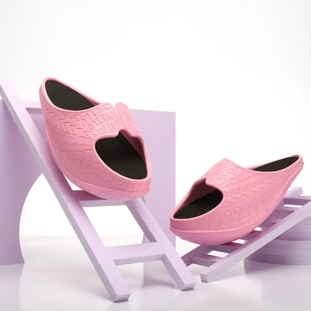 

1 пара женских тапочек для коррекции фигуры, растягивающиеся сандалии до щиколотки, балансировочная обувь, тапочки-качалки из материала EVA