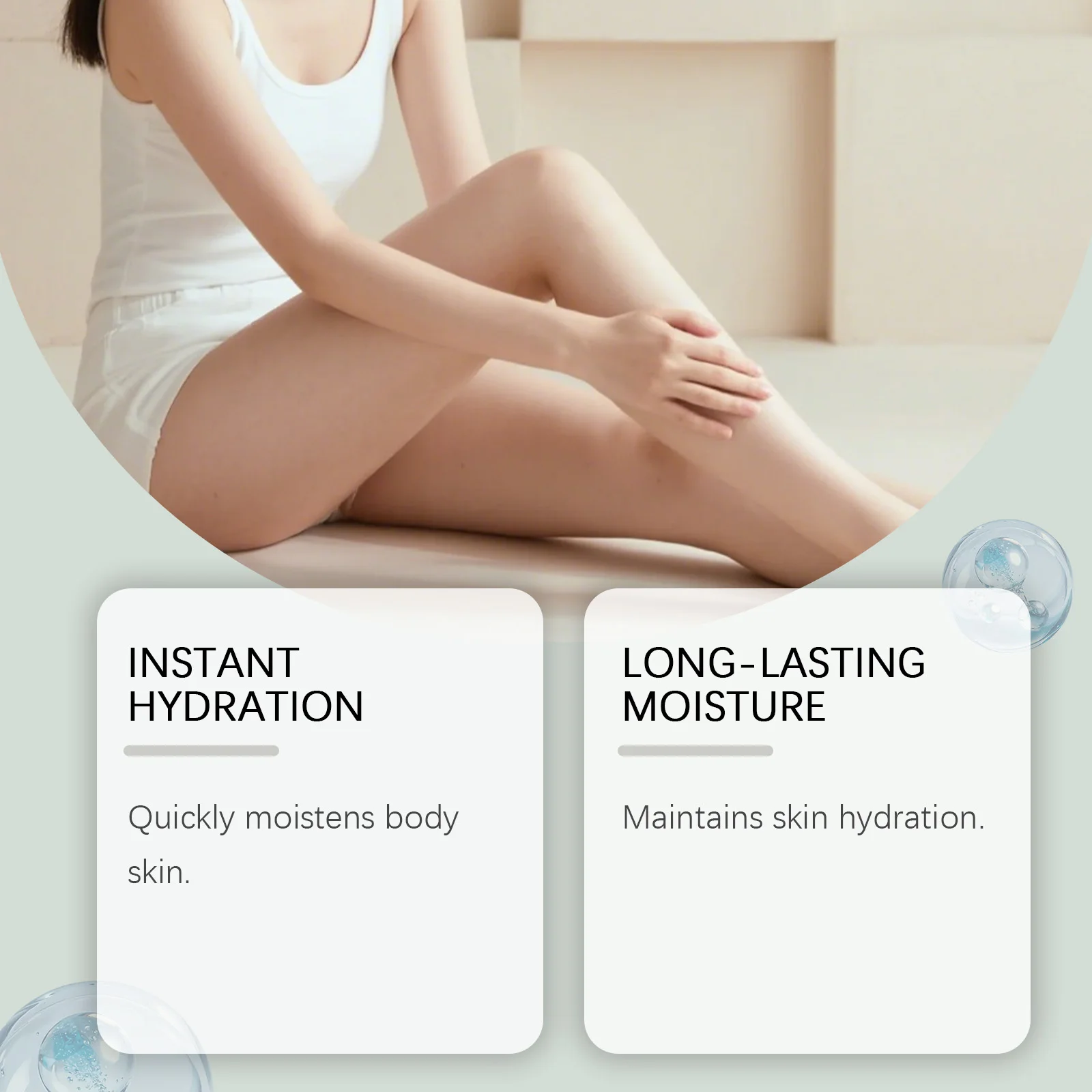 Hyaluronic Acid Body Serum Moisturizing Nourishing Refreshing Non Greasy Fast Hydrating Soft Smooth Care Skin Elasticity 386ml