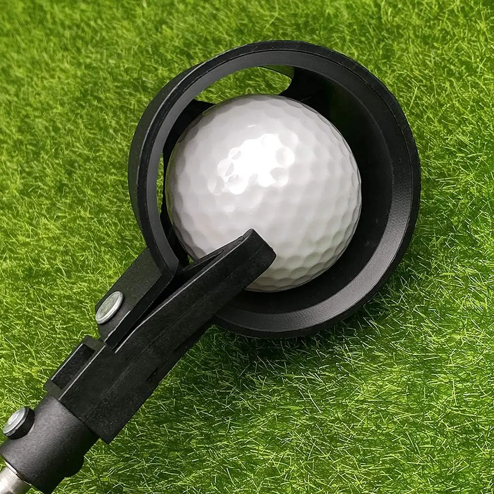 Golf Ball Retriever,Black 304 Stainless Telescopic Extendable Golf Ball Retriever,Golf Accessories,Golf Gift for Men