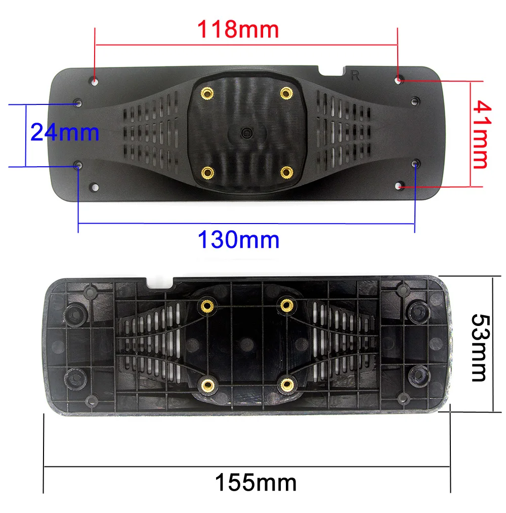 ANSHILONG Backplate Bracket Back Panel for Car Mirror Dash Camera DVR Instead of Strap