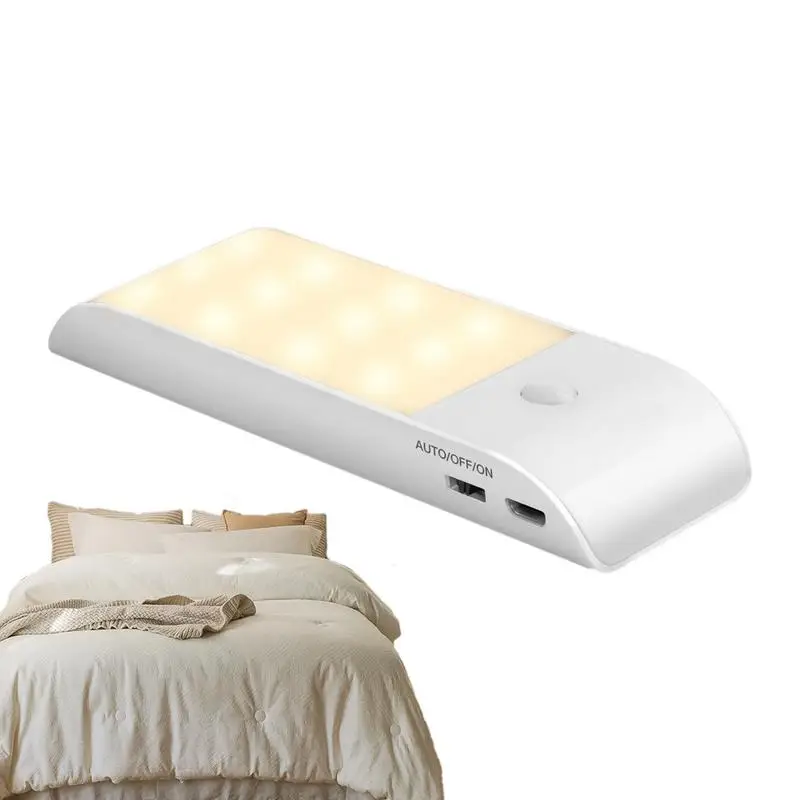 

Closet LED Light Rechargeable 12 LED USB Motion Sensor Light Indoor Novelty Lighting Fixtures For Children's Room Kitchen