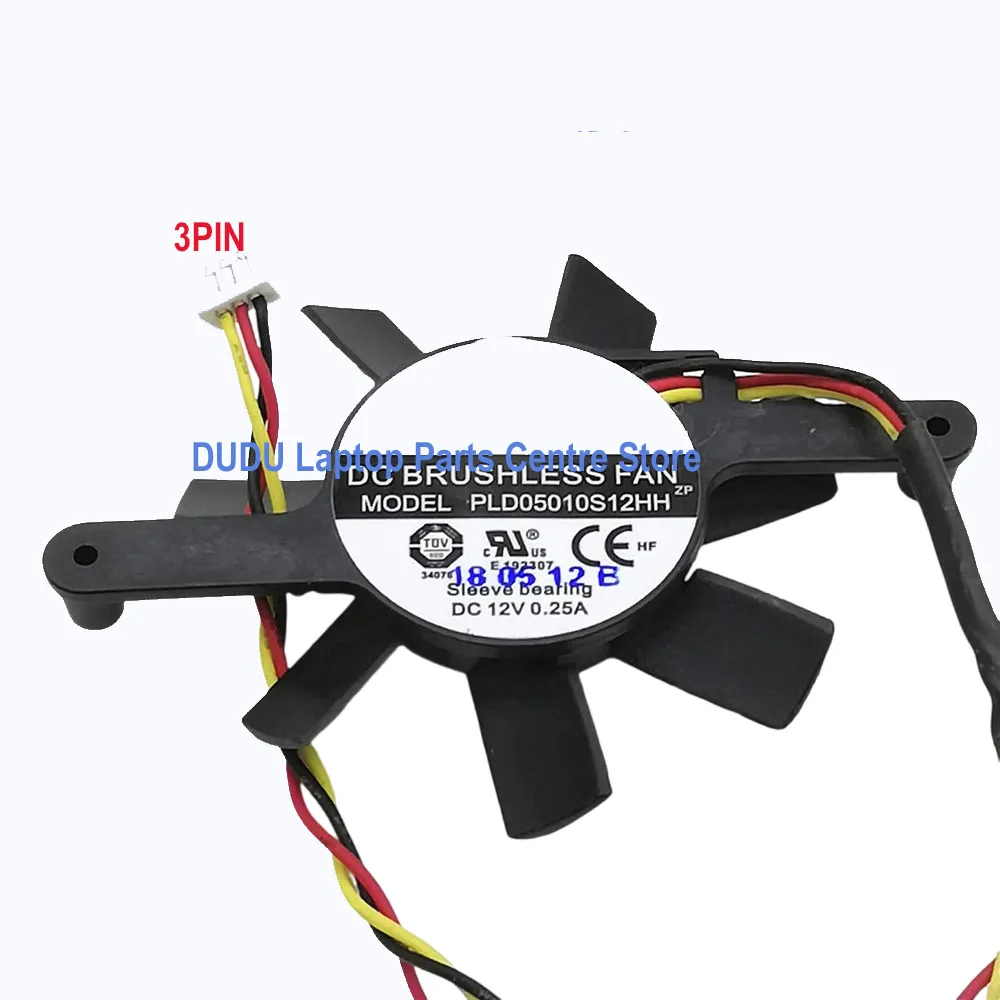 New Cooling Fan For AMD AMD W5000 W5100 WX5100 PLD05010S12HH DC12V 0.25A 4PIN&3PIN&2PIN