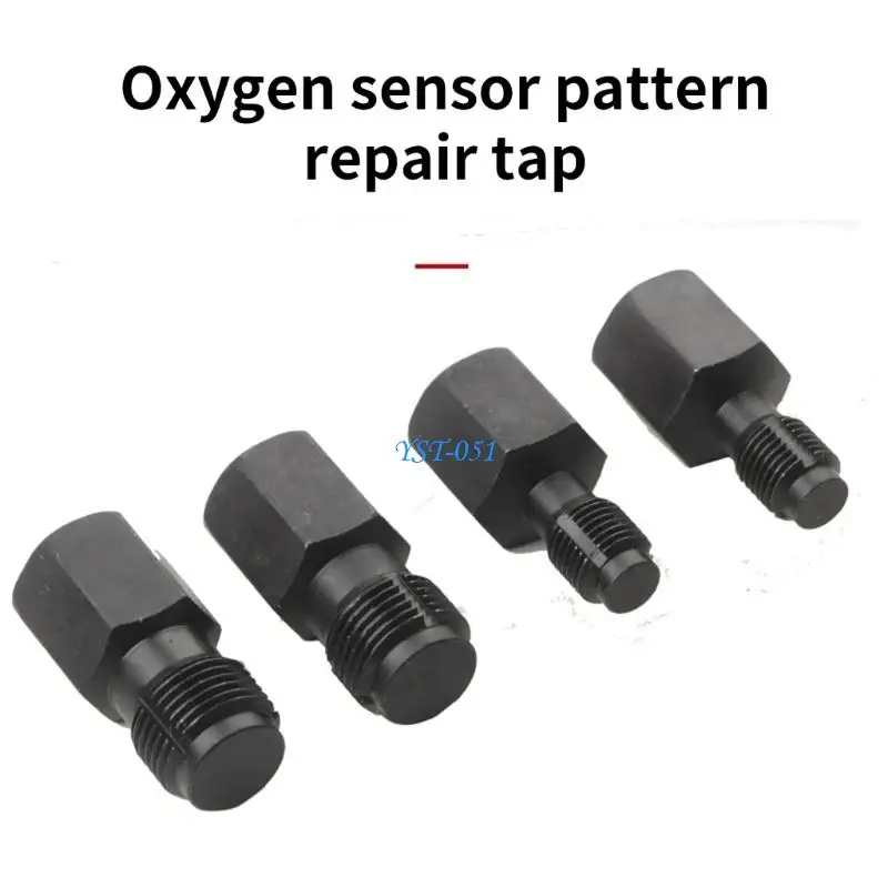 

E15A 2Pcs Oxygen Sensory Wrench Thread Chaser Tool Carbon Steel Thread Chaser