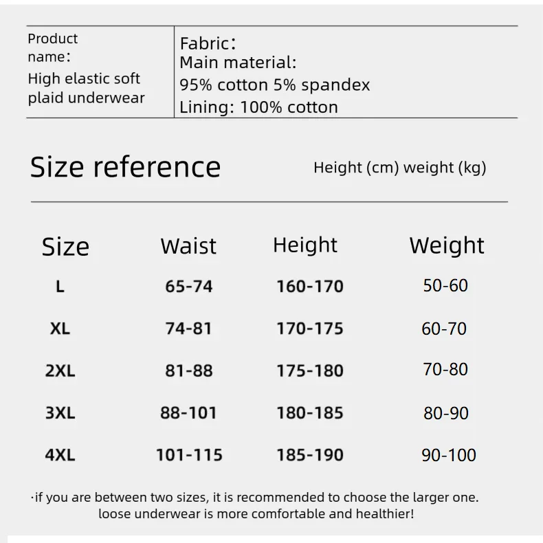 3PC 100% Cotton Men's Underwear Autumn Winter New 10A Antibacterial BoxerShorts Loose Comfortable Men's Quadrangle Underpants - Image 6