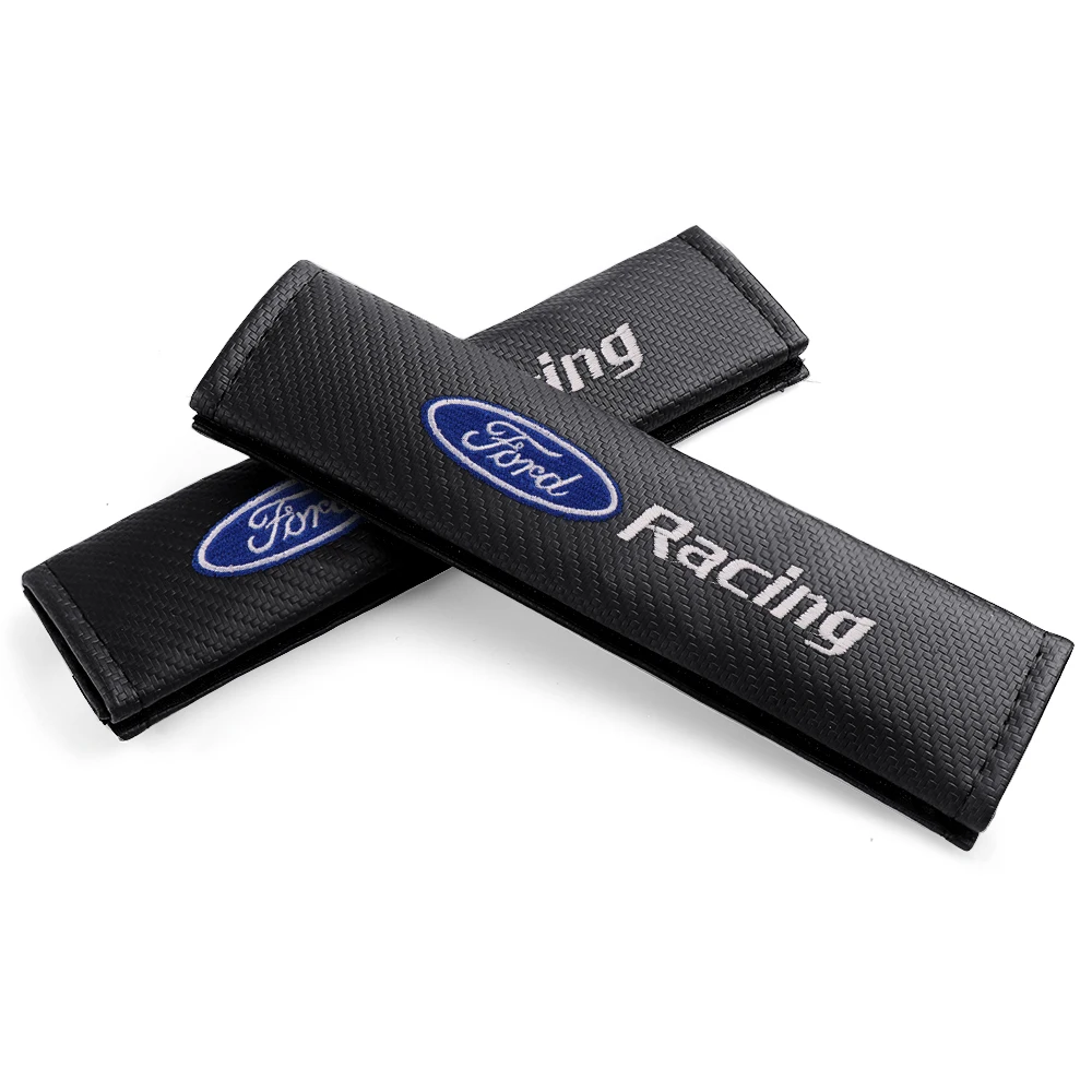 1PC/2PCS Car Interior Accessories Auto Seat Belt Cover Shoulder Pads For Ford focus Fiesta Ranger Mondeo Mustang Transit Shelby