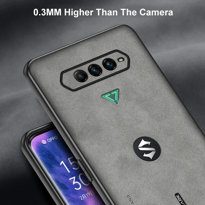 Luxury Leather Case For Xiaomi Black Shark 5 3 4 Pro Back Cover Silicone Full Protection Phone Case For BlackShark 3 4 Pro Coque