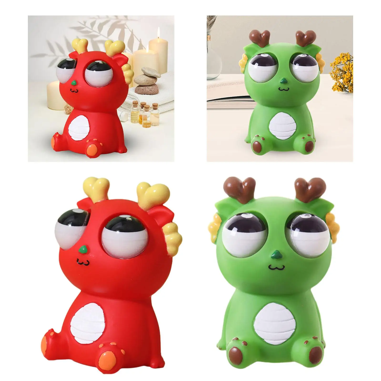 Raised Eyes Animal Toy Eye Popping Dragon Toy for Boys Girls Party Favors