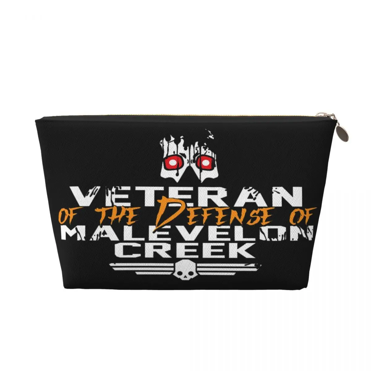 Custom Helldivers Malevelon Creek Veteran Game Makeup Bag Women Travel Cosmetic Organizer Kawaii Storage Toiletry Bags