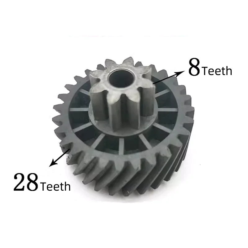 8T-28T Helical Gear For Deli 9917/33045 27258/34250/9903/T602/T604 Shredder Gear Accessories 8Teeth+28Teeth