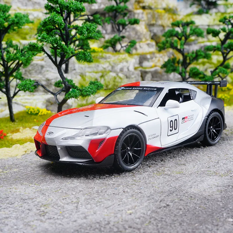 1:32 Toyota GR Supra Pandem Track version Alloy Car Model Diecasts & Toy Vehicles Toy Cars Kid Toys For Children GiftsToy