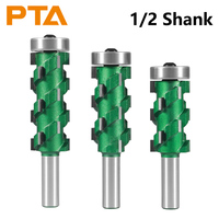 PTA 12.7MM 1/2 SHANK CARBIDE SPIRAL TRIMMING BIT CNC MILLING TOOLS WOODWORK FOR WOOD ROUTER BIT