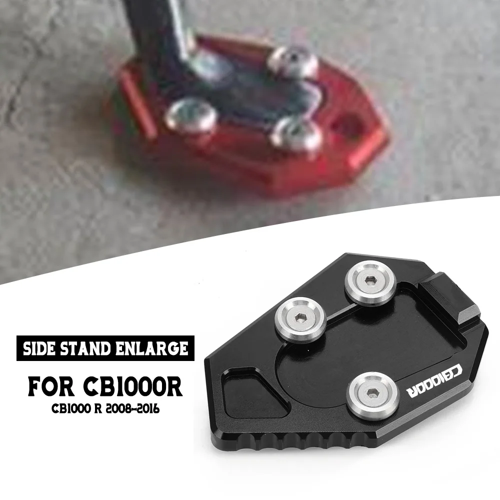 

2008-2010 2011 2012 2013 2014 2015 2016 For HONDA CB1000R CB 1000R CB1000 R Foot Stand Kickstand Side Extension Support Plate
