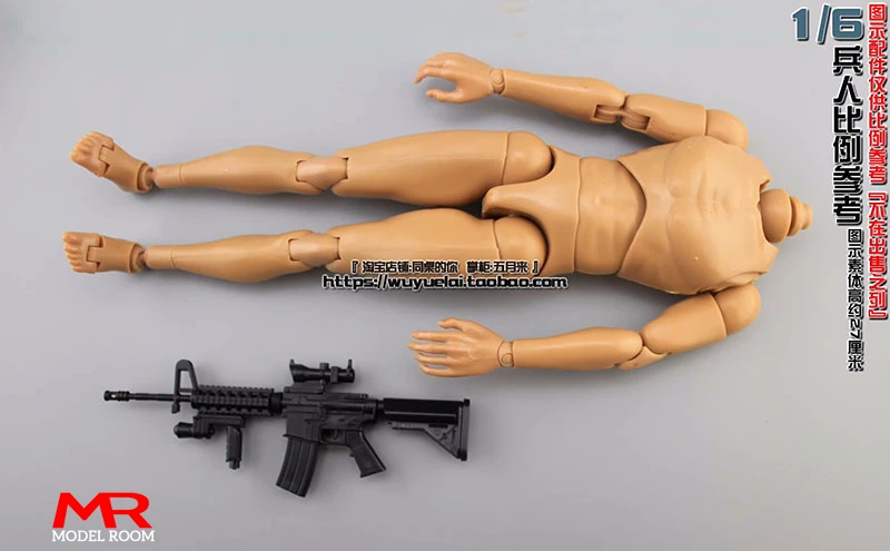 1/6 Scale PVC HK416 AK47 M16A4 ARX160 Tavor MK18 Gun Model Soldier Accessories Props Fit 12\'\' Action Figure Body Doll