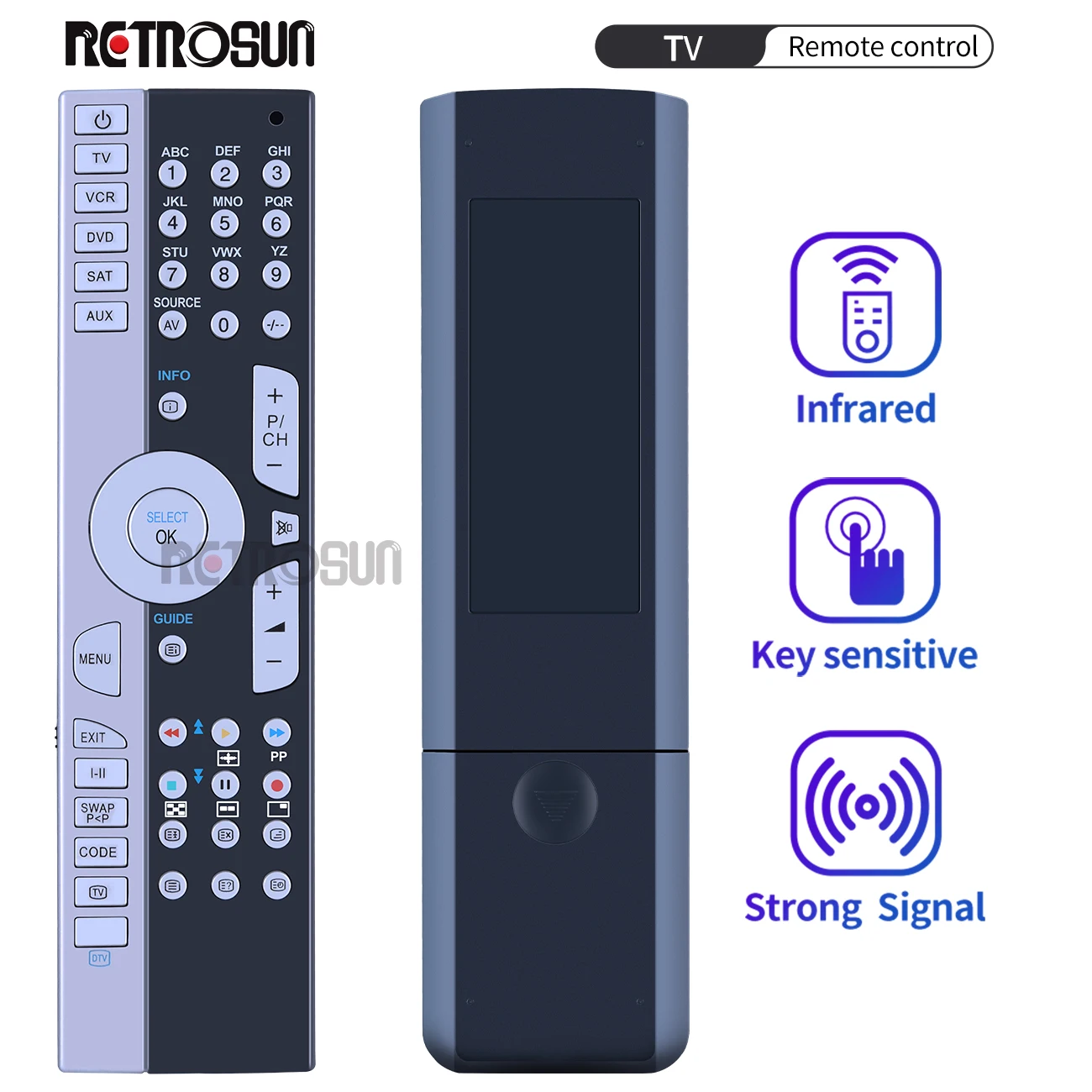 New Remote Control for MEDION RC1210-A RC1210A MSN 40023399 40023398 40032267 MSN40032267