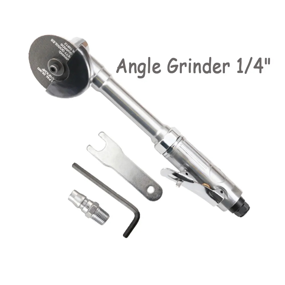 

3inch Angle Grinder 1/4" Pneumatic Air Cutter Extra Long Handle Grinding Machine