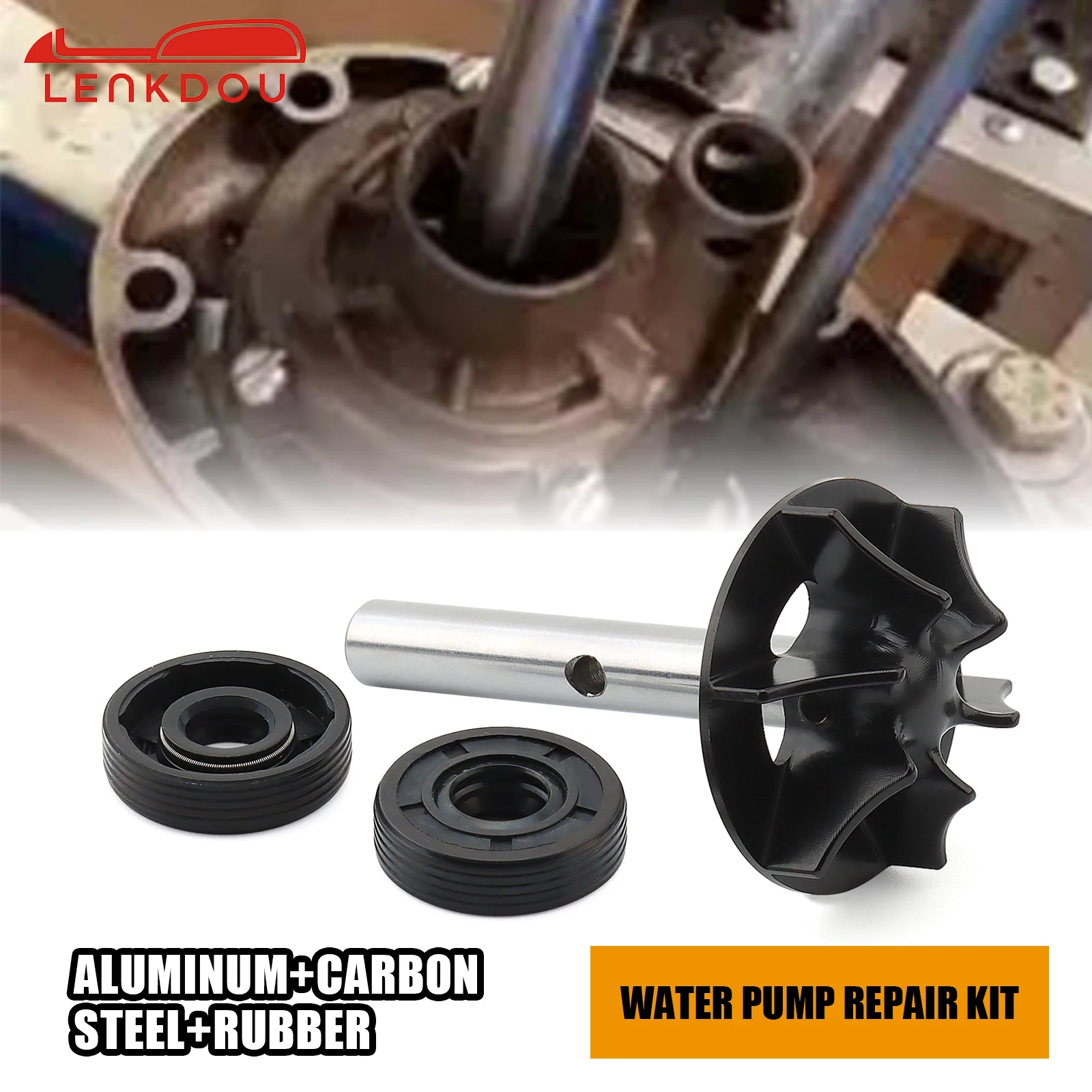 Water Pump Repair Kit Impeller Shaft Seal For BMW F650 Funduro CS GS ST G650X G650GS 1993-2007 OEM Part NO.11512343451