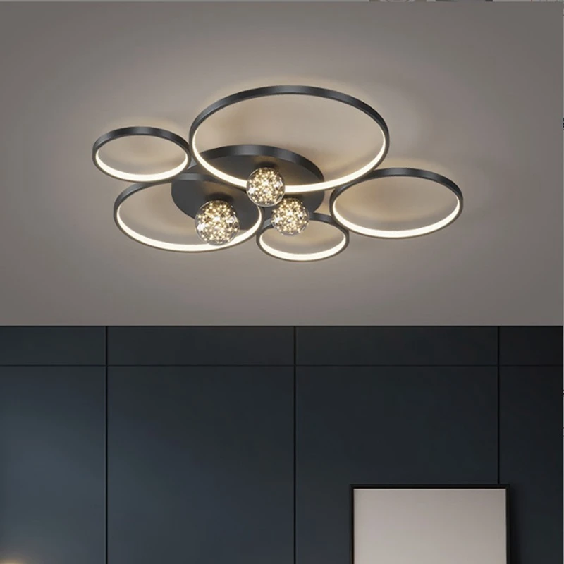 Light Luxury Gypsophila LED Ceiling Lamp 2020 Personalized Modern Living Room Pendant Lamp Simple Study Interior Decoration Lamp