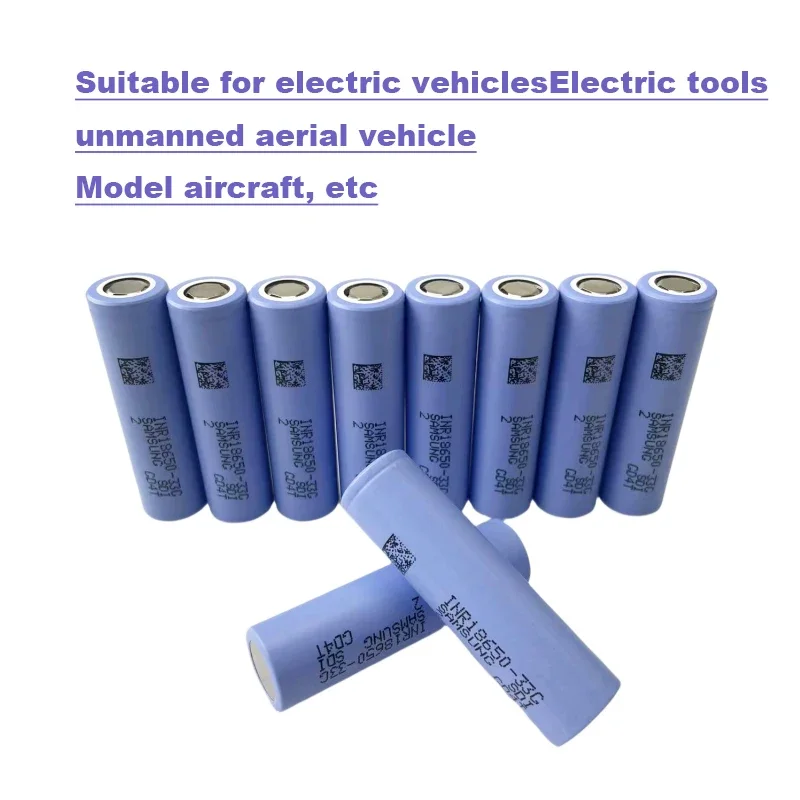 18650 33G 3.7V 3300mAH lithium-ion battery, suitable for electric vehicles, electric tools, drones, model aircraft, etc