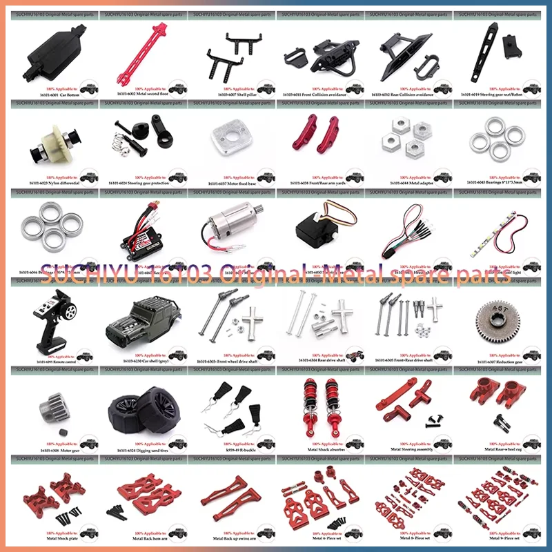 Accesorios Coche De Control Remoto, Piezas Actualización  Coche Juguete Alta Velocidad, Para SCY  16101, 16102, 16103, 16201