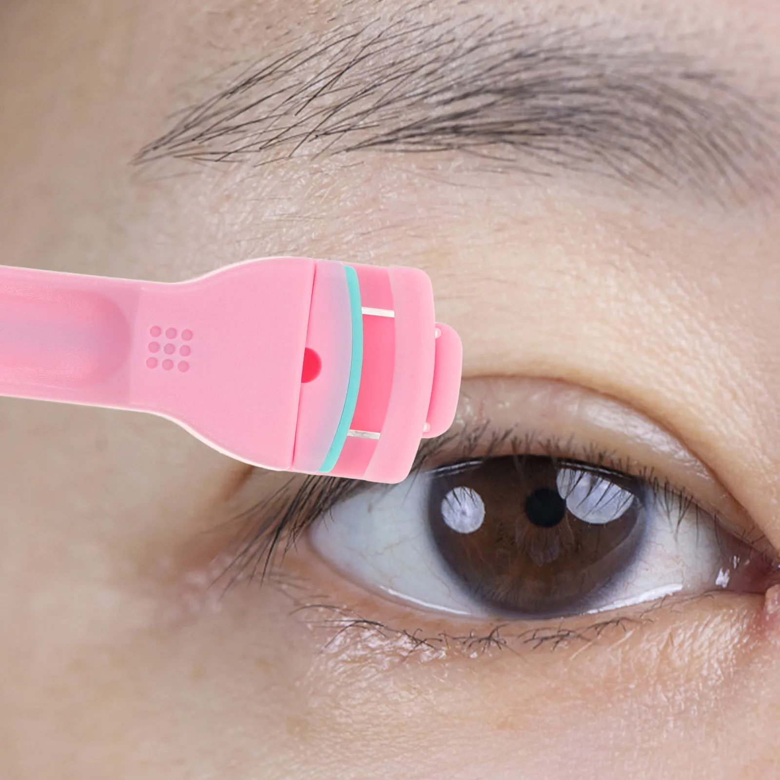 

2pcs Curler Clamp Lash Curling Clips Makeup Lightweight Portable Curling Tool Fake Eyelash Supply Stylish Eyelash Tool