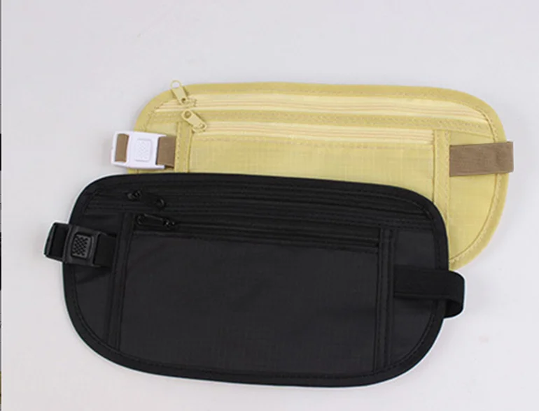 Invisible Travel Waist Packs Pouch for Passport Money Belt Bag Hidden Security Wallet Gift Travel Bag Chest Pack Money Waist Bag