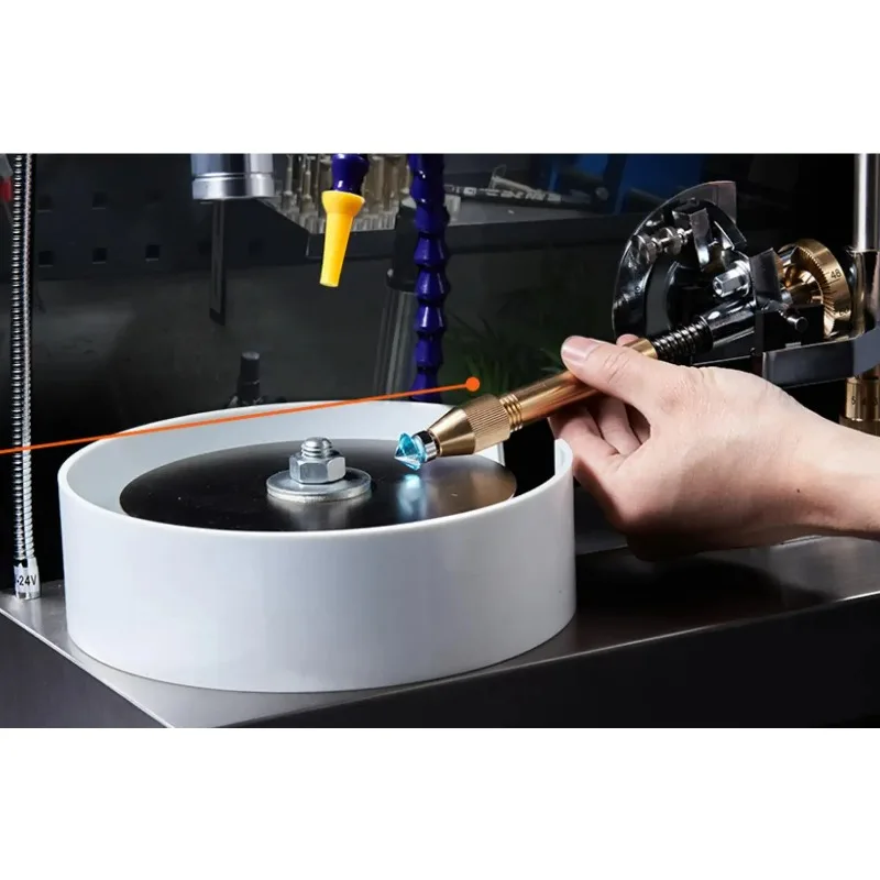 【الأكثر مبيعًا】3000 دورة في الدقيقة آلة طحن الأحجار الكريمة آلة تلميع المجوهرات الأوجه الملمع طاحونة مسطحة جواهري لابيد