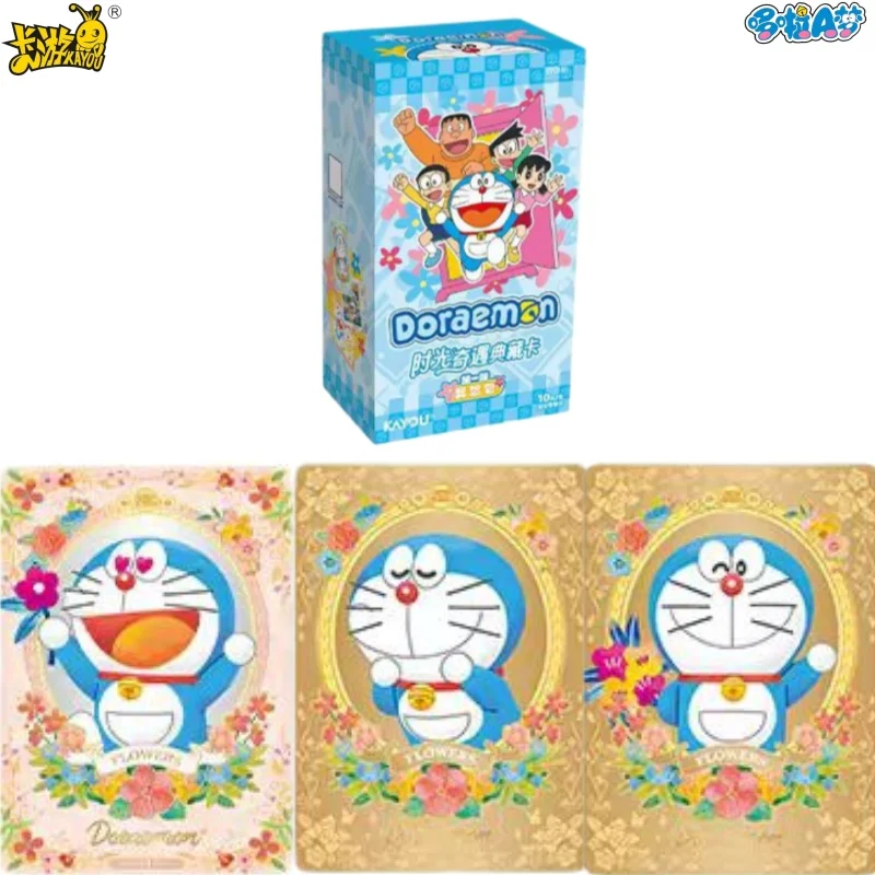 Bolsa de Fantasía con Tarjetas Originales de Doraemon de KAYOU, 1ND, Juego de Cartas Coleccionables de Anime, Cómics y Dibujos Animados, Juguete para Niños, Regalo Navideño
