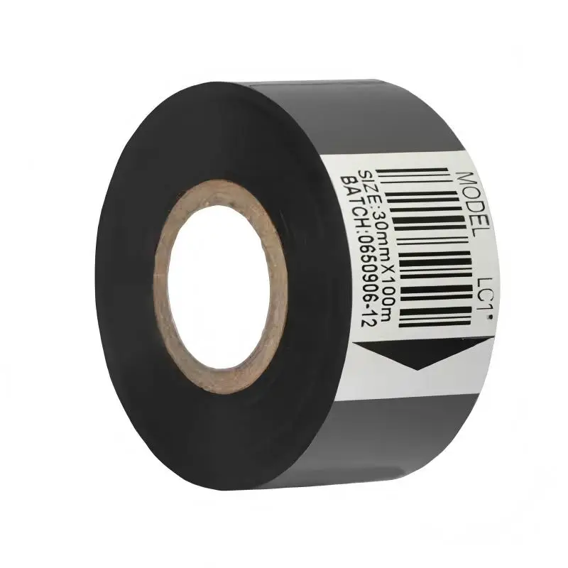 LC1 Black Ink Ribbon Thermal Transfer Date Printing Ribbon for Coding Machines Printer Consumables
