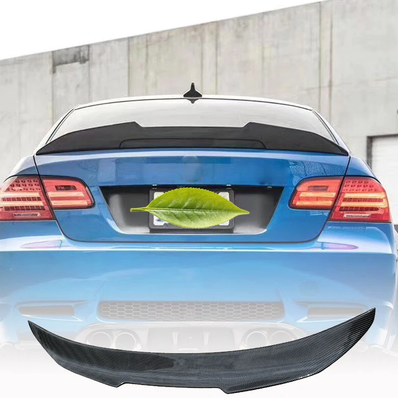 Suitable for BMW 3 Series E92 modify PSM Style Carbon fiber Rear Spoiler Trunk wing  2005-2012 FRP carbonSpoiler