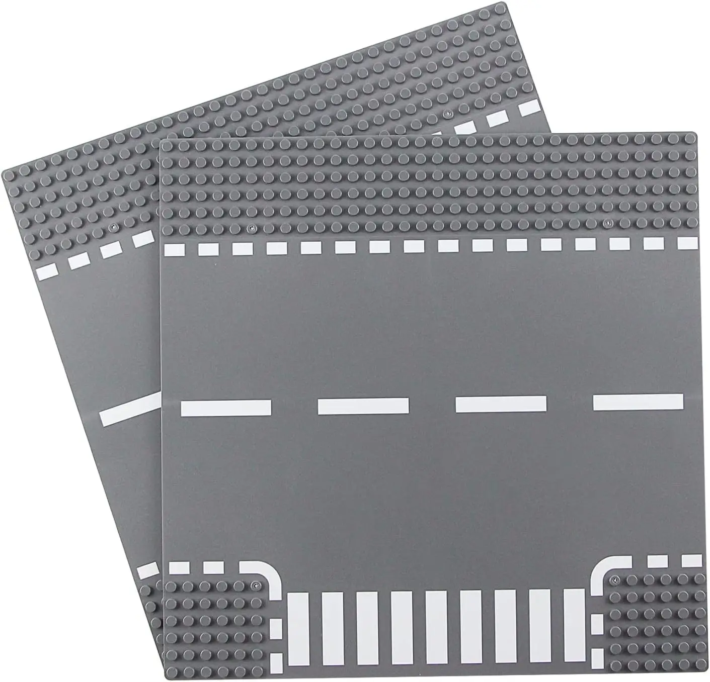 

Базовые пластины Classic Road T-Junction, комплект для сборки городских улиц, базовая плита Town 25 x 25 см для строительных кирпичей, совместимая со всеми