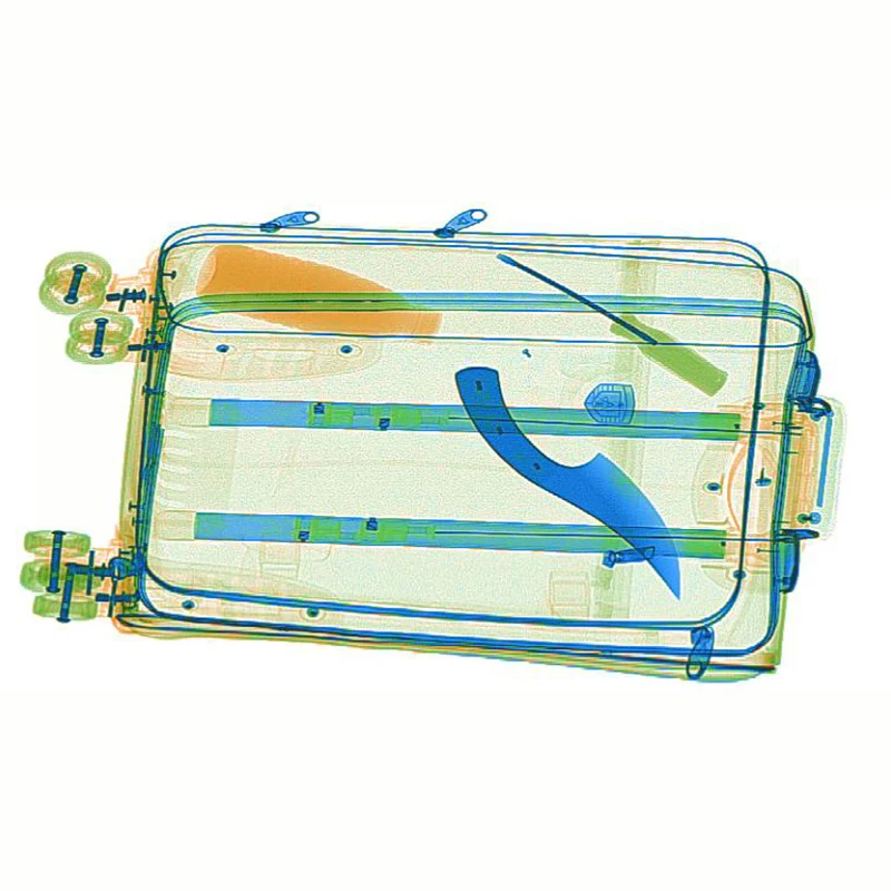เครื่องสแกนกระเป๋าเดินทางด้วยรังสีเอกซ์ MD-10080D สำหรับการรักษาความปลอดภัยสนามบิน เครื่องตรวจจับสัมภาระ ผลิตภัณฑ์รักษาความปลอดภัยและป้องกันอื่นๆ เครื่องสแกนกระเป๋าเดินทาง