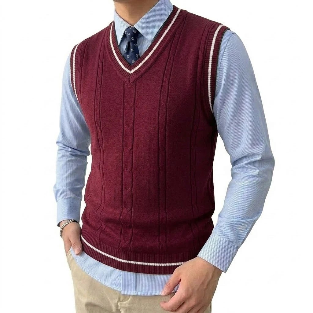 Thumbnail 2 - #26 Best Mens Knit Sweater Vests to Buy In 2026