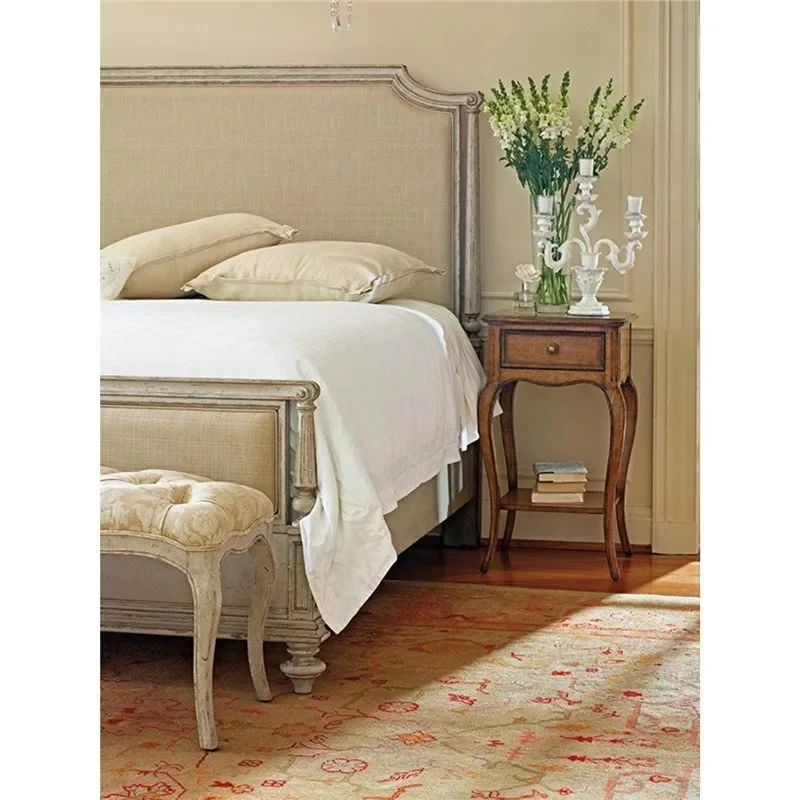 American solid wood chest of drawers, seven chest of drawers, bedroom locker, multi-drawer storage cabinet, villa furniture