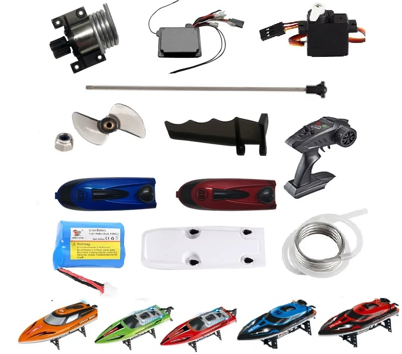 HONGXUNJIE HJ808/HJ813/HJ815 High Speed Remote Controlled R/C racing speed Boat spare parts7.4 battery/servos/ receiver/motor