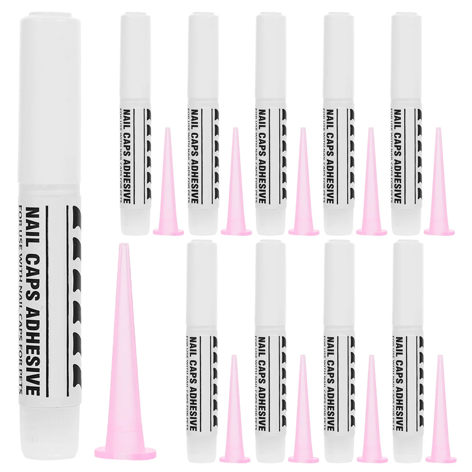 

20Pcs Pet Nail Glue Safe Adhesive for Cat Dog Nail Caps Protect Furniture Trim Nails Easy Use Accessories Pet Adhesive Glue