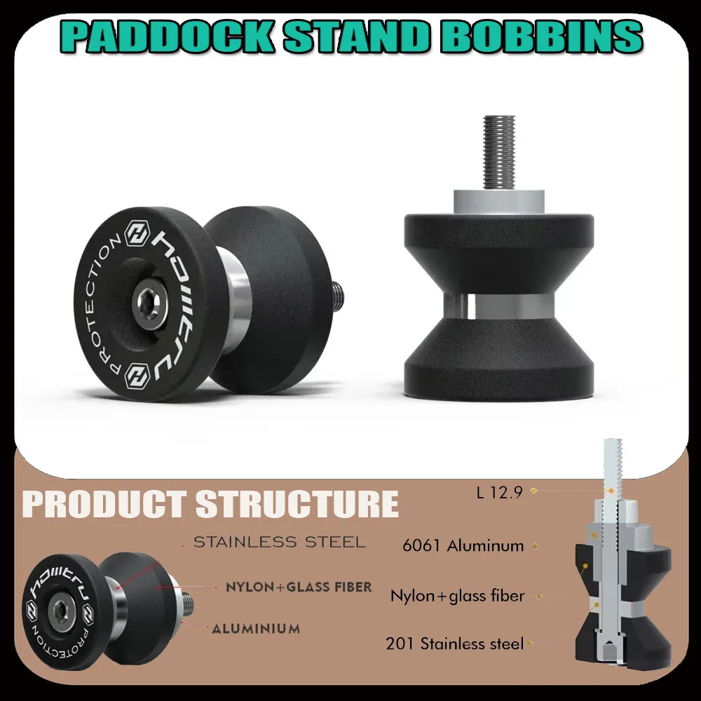 

Paddock Stand Bobbins For Husqvarna Svartpilen 701 / Vitpilen 701 / 2018-2021