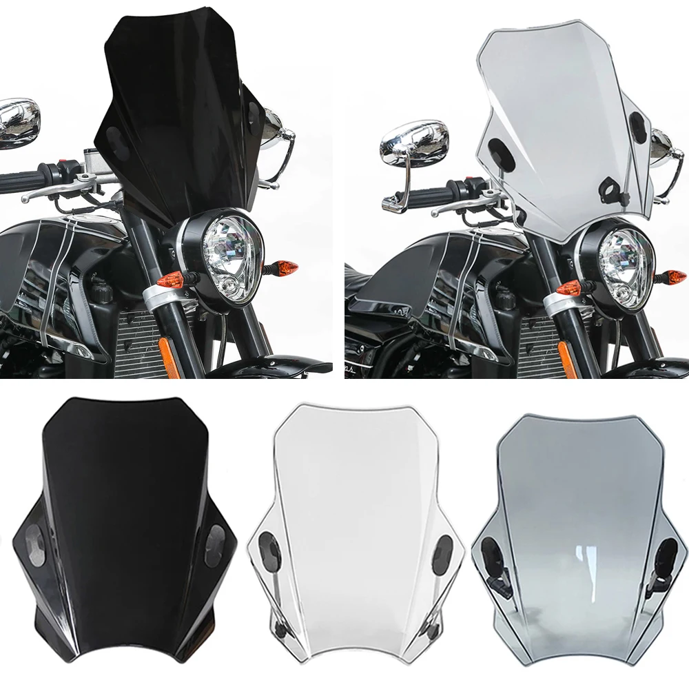 

For MONDIAL HPS 125 HPS 300 Universal Motorcycle Windshield Glass Cover Screen Deflector Motorcycle Accessories