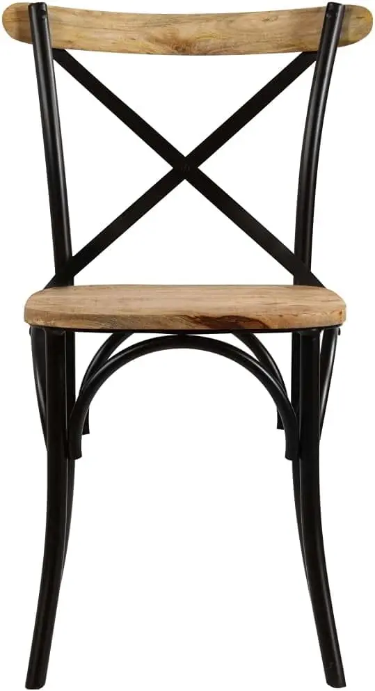 Cross Chairs 4 Pcs Chairs For Dining Room,Kitchen Chairs,Suitable For Bars, Cafes, Bistros, Coffee Houses, Restaurants,